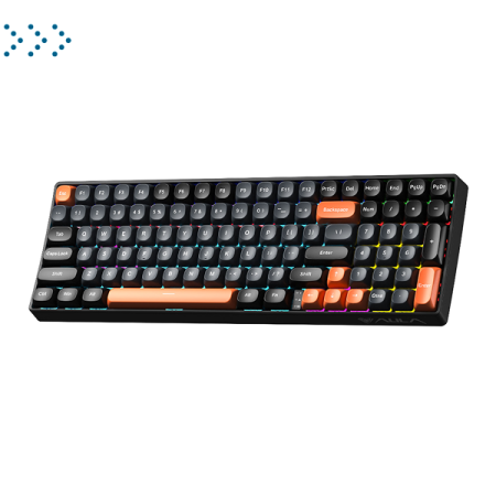 Клавиатуры AULA S100 Black-Gray-Orange Клавиатуры AULA S100 Black-Gray-Orange